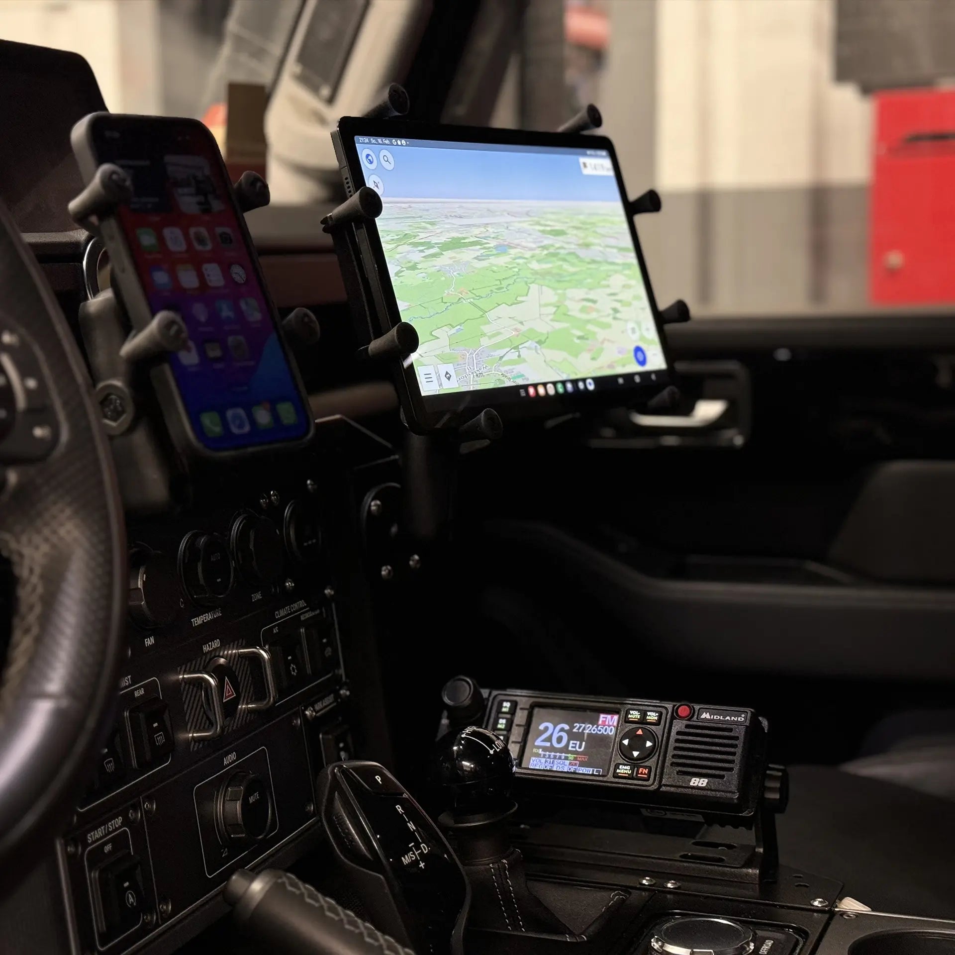 SPP Montagepaneel für Funk-, Tablet- und Smartphonehalterungen