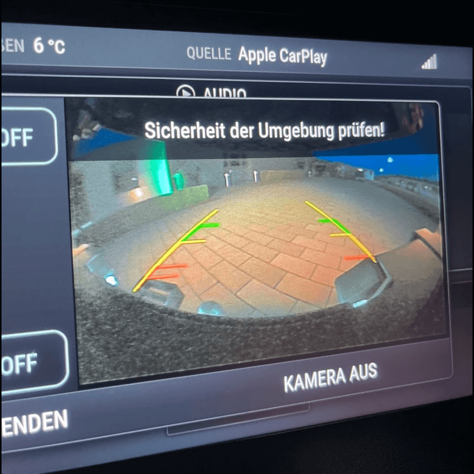 Blendschutz für die Rückfahrkamera