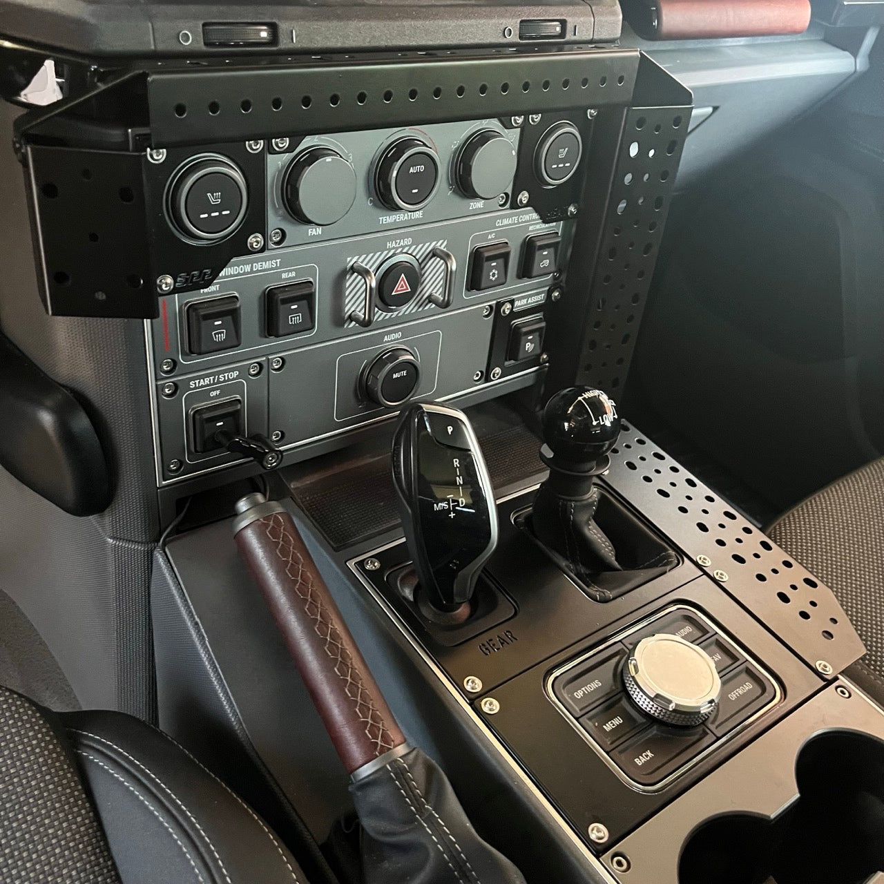 SPP mounting panel for radio, tablet and smartphone holders