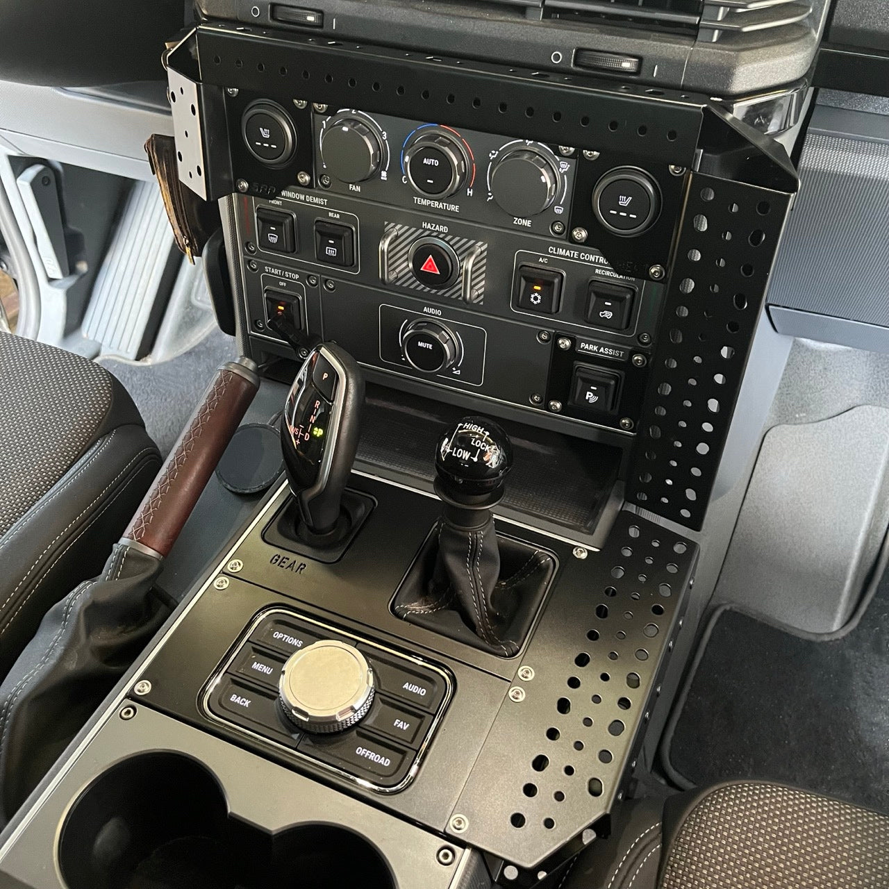 SPP mounting panel for radio, tablet and smartphone holders