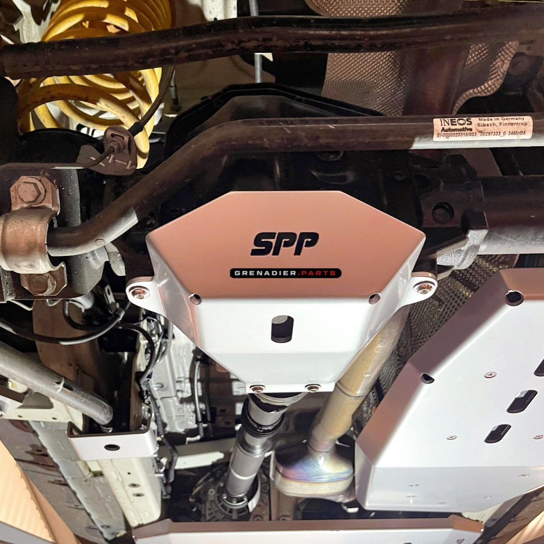 SPP aluminum underrun protection for rear differential